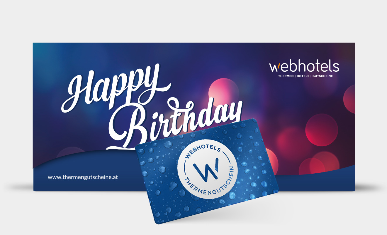 <strong>HAPPY BIRTHDAY</strong> - blue