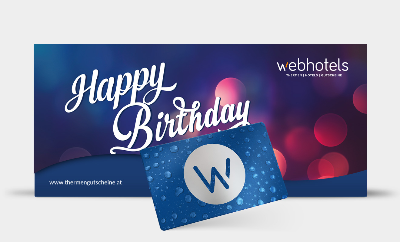 <strong>HAPPY BIRTHDAY</strong> - blue