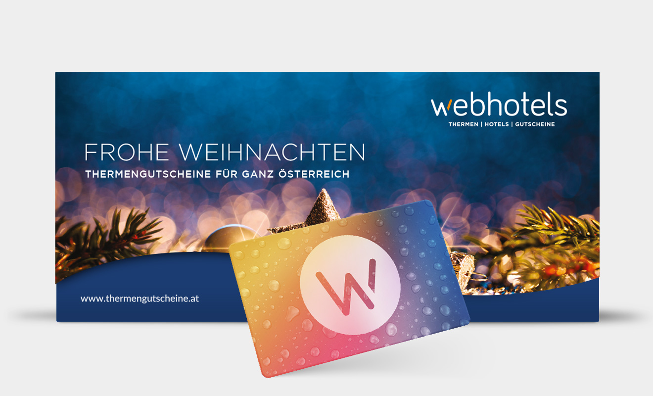 <strong>FROHE WEIHNACHTEN 1</strong> - Karte bunt